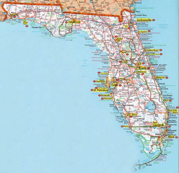 Florida Road Map | The Dangerous History Podcast